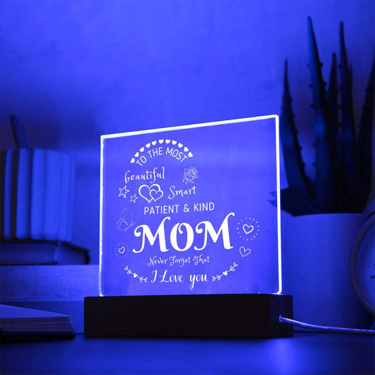 To My Mom | Acrylic Square Plaque